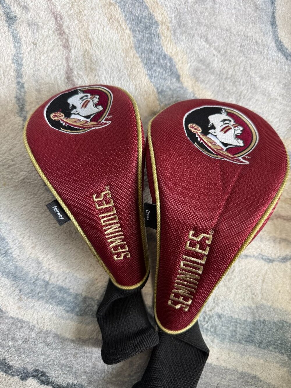 Team Effort Florida State Seminoles Headcovers Embroidered logo Lot of 2